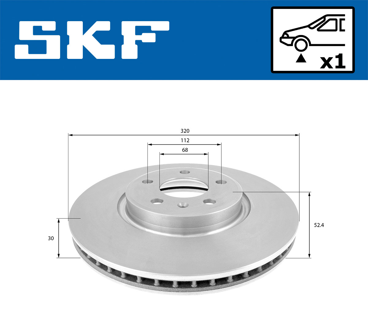 SKF VKBD 80178 V1 Disc frana